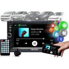 Imagem de Kit Central Multimídia 2 Din Som Pra Carro Mp5 Automotivo Touch Screen