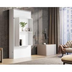 Imagem de Cama solteiro articulada 900mm branco vj móveis - Cambel