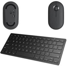 Imagem de Mouse E Teclado Bluetooth Preto
