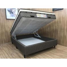 Imagem de Cama box Baú com Colchão Golden Light Casal – 138x188x62