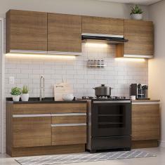 Imagem de Armário De Cozinha 260Cm Rustic Glamy 04 Rustic