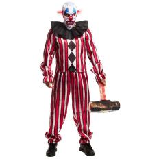 Imagem de Fantasia Halloween Palhaço Assassino do Mal Masculino Adulto