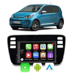 Imagem de Kit Multimidia Android 7 Pol Volkswagen Up 2014 a 2017 Carplay GPS + C