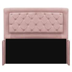 Imagem de Cabeceira Laguna 193 cm King Size Suede Rosê - Amarena Móveis