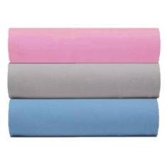 Imagem de Kit 3 Lençol de Malha Casal C/Elástico 100% Algodão Rubi (KIT 5)