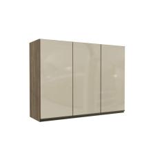 Imagem de Armário Aéreo de Cozinha 3 Portas com Vidro 120cm Maxxi