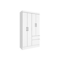 Imagem de Guarda Roupa Tcil Oregon 4 Portas E 2 Gavetas Branco