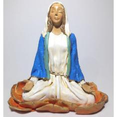 Imagem de Estátua Maria Mãe De Jesus Meditando (18Cm)