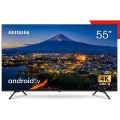 Imagem de Smart TV LED 55" Aiwa 4K HDR AWS-TV-55-BL-01-A 4 HDMI