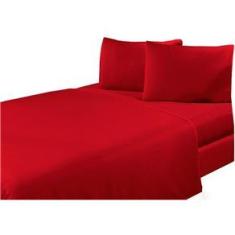 Imagem de Jogo De Lençol Casal Padrão 04 Peças 