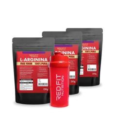 Imagem de Suplemento Em Pó Red Fit Nutrition 100% Puro Importado C/ Laudo Kit L-