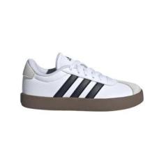 Imagem de Tênis Adidas VL Court 3.0 Branco / Preto / Caramelo 44-Unissex