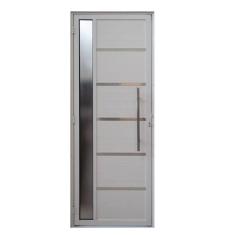 Imagem de Porta Lambril Solara Com Visor E Puxador 90 X 2.10 Branca Lado Direito – Hale
