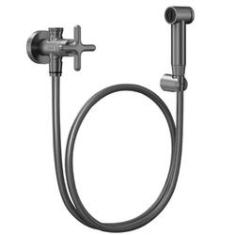 Imagem de Ducha Higiênica Registro e Derivação Liss Grafite Escovado 00921170