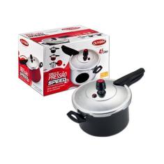 Imagem de Panela De Pressão 4,5L Speed Alumínio Oliveira Cód. 1397 - Oliveira Al