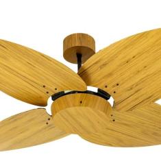 Imagem de Ventilador De Teto Natuvent Dahlia No Light 4 P s Madeira Fre