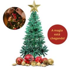 Imagem de Arvore De Natal 150cm Pinheiro Verde 200 Galhos Tradicional - Zein