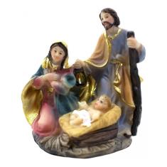 Imagem de Presépio De Natal Pequeno 7 Cm Enfeite Natalino Resina