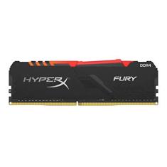 Imagem de HX426C16FB3A/8 - Memória HyperX Fury RGB de 8GB DIMM DDR4 2666Mhz 1,2V para desktop