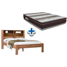 Imagem de Colchão Casal Ortopédico Ortobom + Cama Invicta Atacama