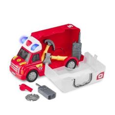 Imagem de Caminhão De Bombeiro Workshop Junior Truck Multikids - Br898 - Multikd