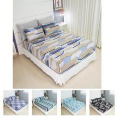 Imagem de Jogo De Lençol Solteiro Malha 100% Algodão 2 Peças Estampado - Cozzila