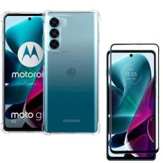 Imagem de Capinha Compatível Moto G200 5G + Película De Vidro 3D Temperado - Cor