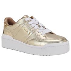 Imagem de Nine West Tênis feminino Aleno, Ouro 710, 36