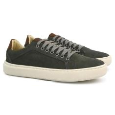 Imagem de Tênis Sapatênis Masculino Couro West Bulls Cadarço Casual-Masculino