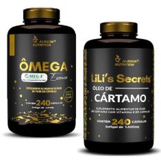 Imagem de kit Omega 3 Essence 240 softgels com Óleo de Cártamo 240 capsulas soft