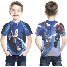 Imagem de Camiseta Sonic Mod 02 Infantil Estampa Total