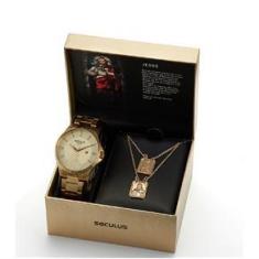 Imagem de Relógio Seculus Masculino Jesus  20983GPSKDA1K2