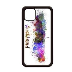 Imagem de Capa Auckland Cidade da Nova Zelândia Aquarela para iPhone 12 Pro Max para Apple Mini Mobile Case Shell