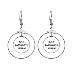 Imagem de Best Classmate Universe Brincos de temporada de formatura com argola pendente, joia circular