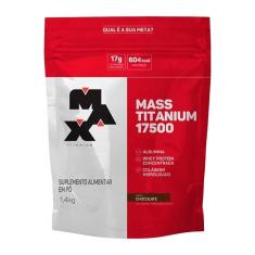Imagem de Hipercalórico Mass Titanium 17500 Refil 1,4Kg - Max Titanium-Unissex