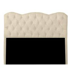 Imagem de Cabeceira Casal Estofada Para Cama Box Verona Veludo - Bem Rylex