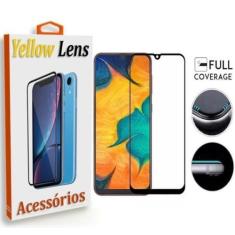 Imagem de Película De Vidro Full Cover 3D 4D 5D Samsung Galaxy M20 - Yellow Lens