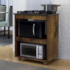 Imagem de Balcão Para Cooktop 5 Bocas Turim Ipê - KAIKI