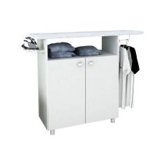 Imagem de Balcão Multiuso p/ Área Serviço TP-3000 c/ 2 Portas Branco - Tecno Mobili