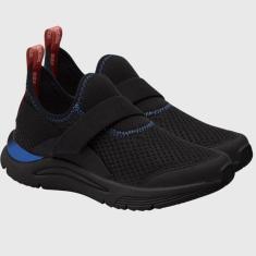 Imagem de Tênis Infantil Klin New Sport Preto e Kids Calce Fácil-Masculino