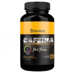 Imagem de Cafeína 60 Caps - 200mg - Termogênico - 100% Pura - Soldiers Nutrition