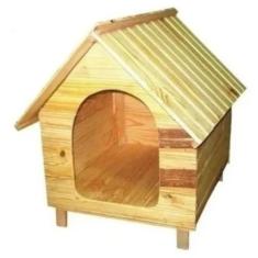 Imagem de Casa Casinha De Cachorro Gatos Madeira Porte Médio N 2 - Dog Pet