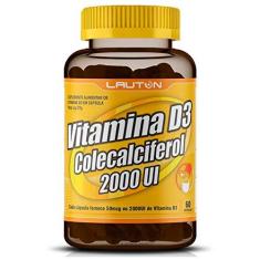 Imagem de Vitamina D3 Colecalciferol 2000 Ui - 60 Caps Lauton