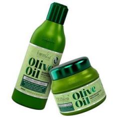 Imagem de Kit Forever Liss Umectação Olive Oil Shampoo + Máscara 250G