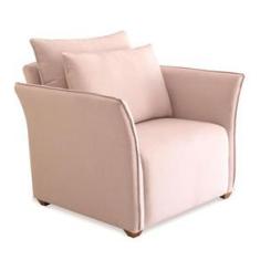 Imagem de Poltrona Decorativa Jasmine tecido linho nude - Poltronas do Sul