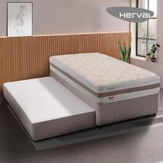 Imagem de Bicama Solteiro Com Cama Auxiliar Herval Amsterdã, Molas Ensacadas, 54