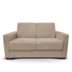 Imagem de Sofá 2 Lugares Sala de Estar Recepção Suede Cecilia Bege Claro