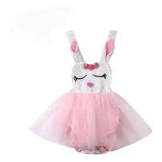 Imagem de Vestido Roupa Fantasia Bebê Menina Infantil Pascoa Luxo - Dgbabykids, 