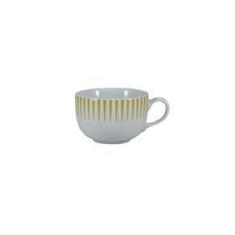Imagem de Xícara Café com Pires 100 ml Porcelana Schmidt - Dec. Sol Amarelo