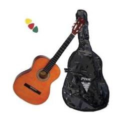 Imagem de Kit Violão Estudo Acústico Nylon Natural N14 Start Giannini